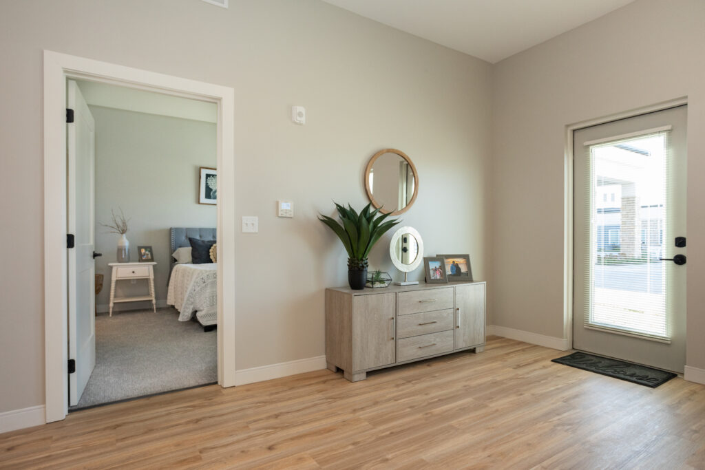 Another view of the living area.