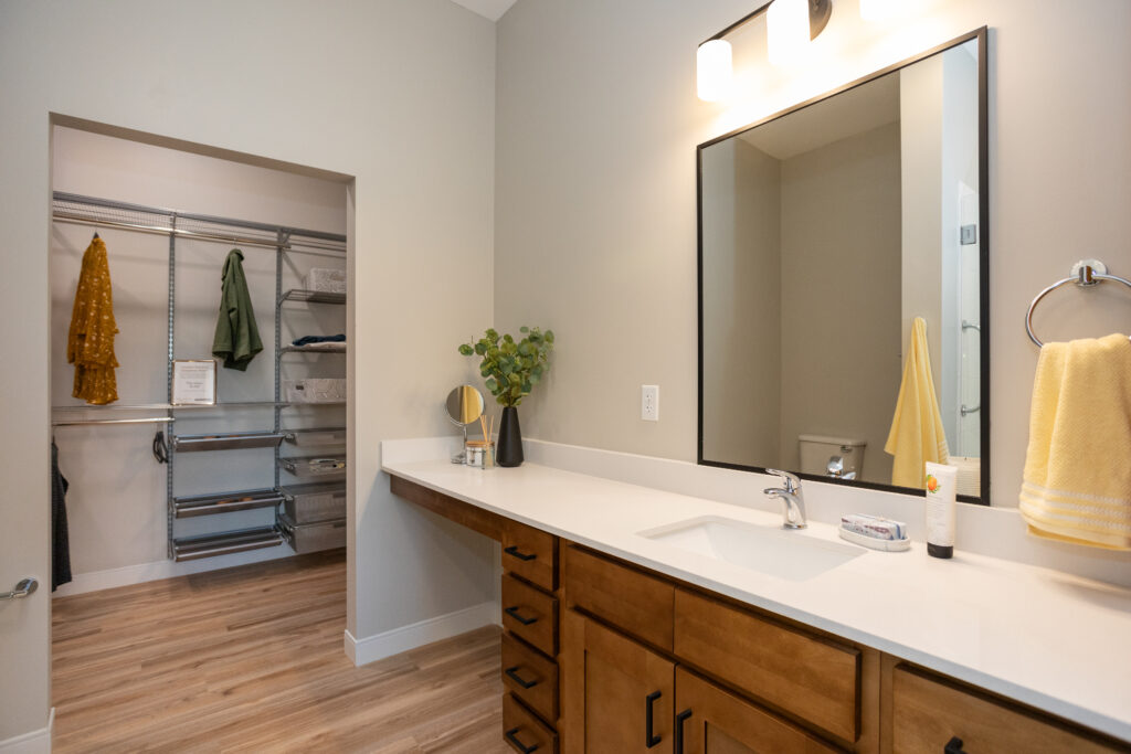 Lots of counter space.